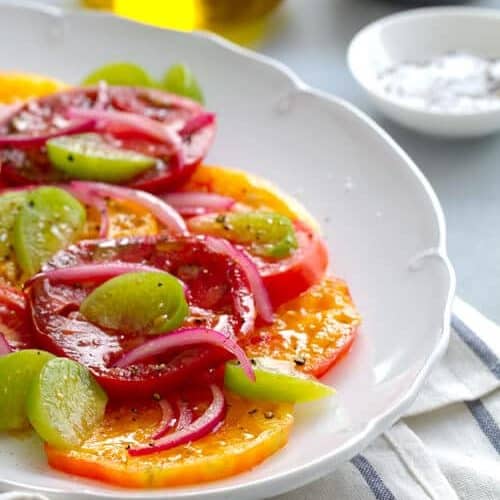 Tomatillo and Tomato Salad - A Communal Table