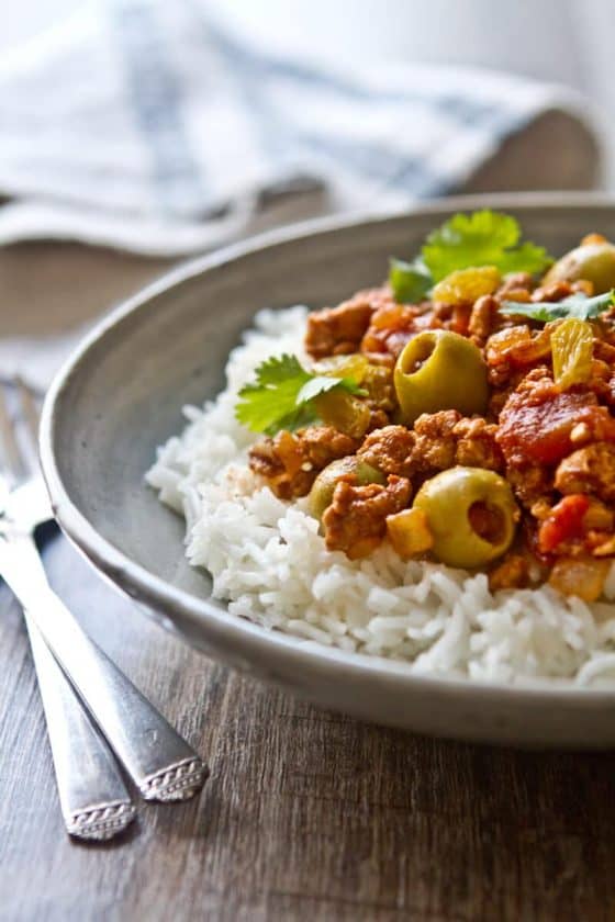 Cuban Style Turkey Picadillo - A Communal Table