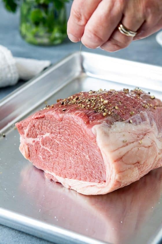 One Hour Tender Eye of Round Roast with Fresh Herbs