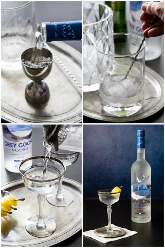 Grey Goose Vodka Martini with a Twist A Communal Table